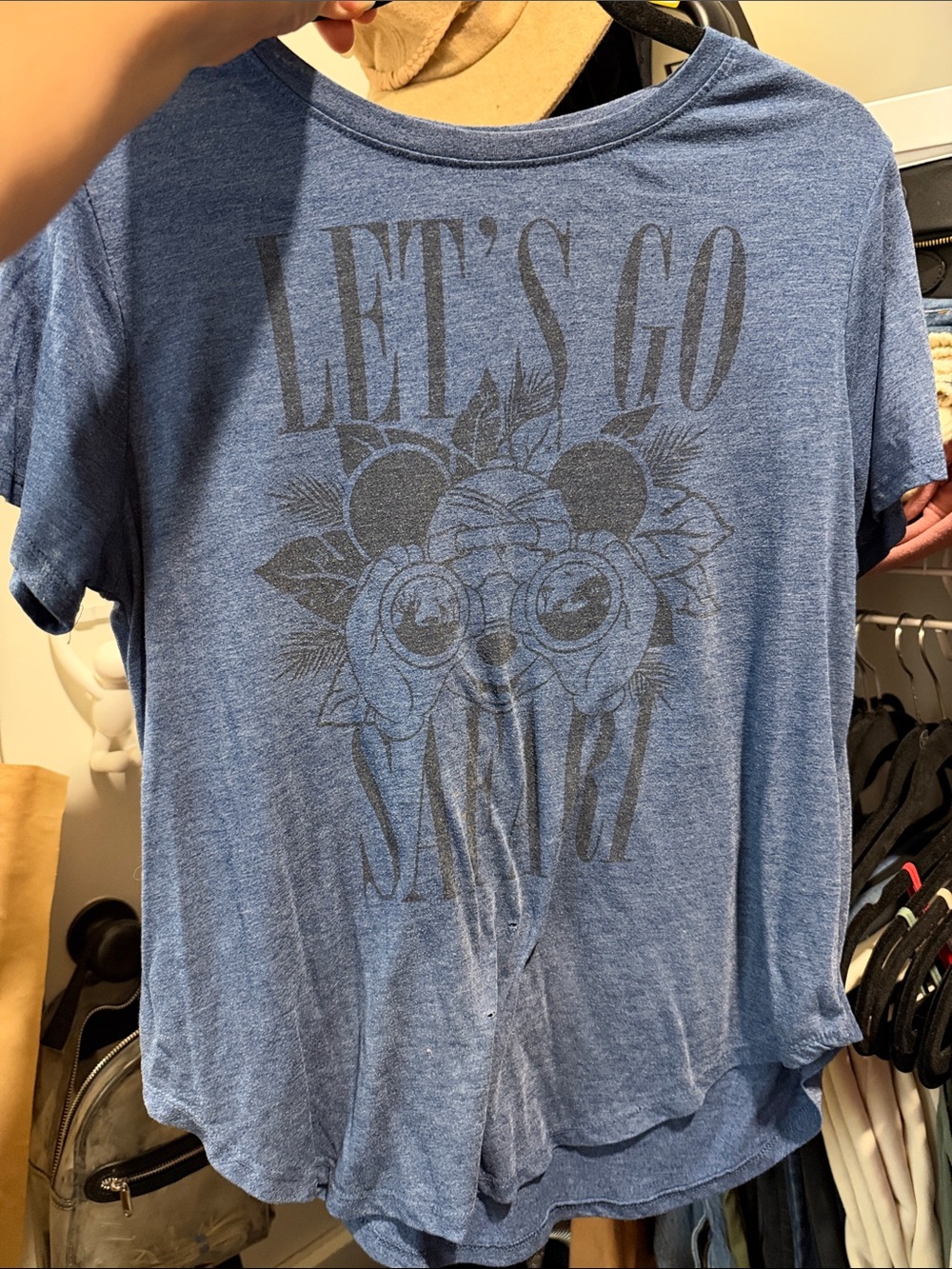 Disney Womens Lets Go Safari Tshirt
